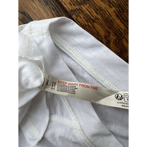 Free People Movement Women's Silver Lining Tempo Tank White NWT Size Small - Picture 8 of 10